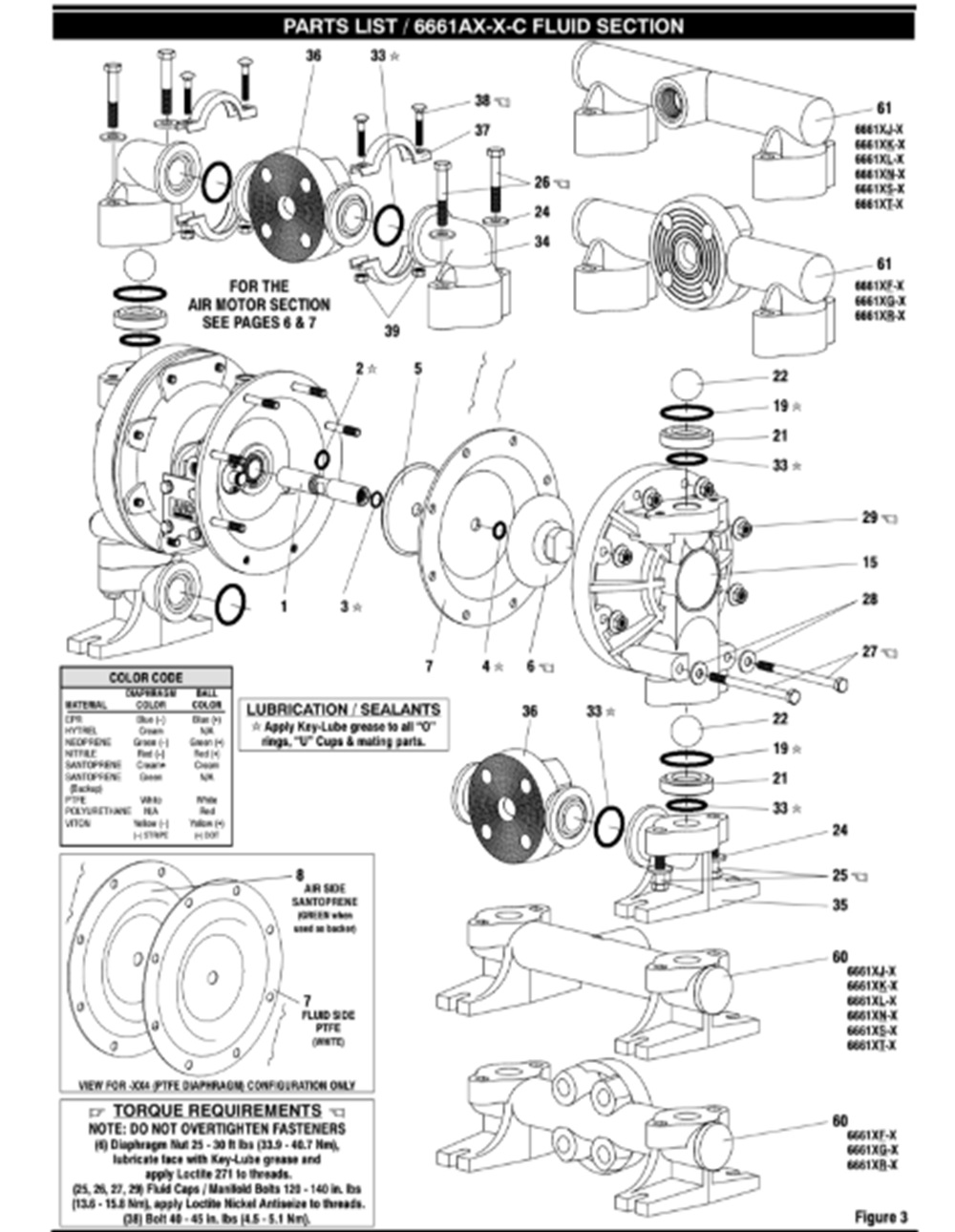 Cấu Tạo Phần Ướt Bơm Màng ARO 6661A3-344-C – Hanke