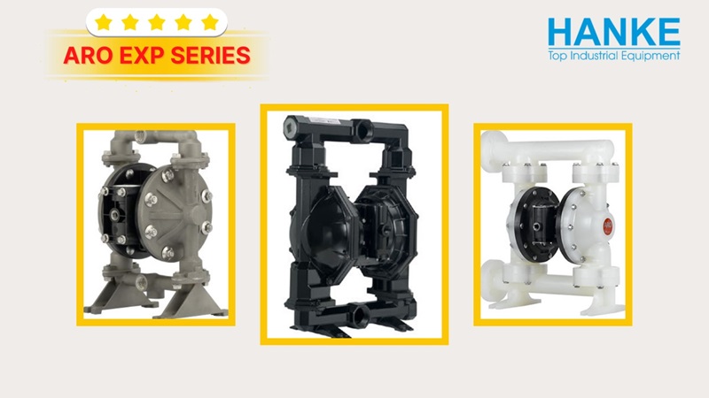 Máy bơm màng khí nén Aro EXP Series chính hãng có sẵn tại Hanke
